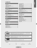 Предварительный просмотр 3 страницы Samsung LN32B650T1FXZA User Manual