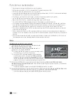 Предварительный просмотр 22 страницы Samsung LN32C450E1D Manual Del Usuario