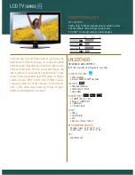 Samsung LN32C450E1GXZA Brochure предпросмотр