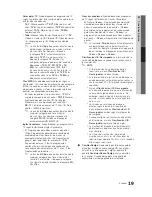 Preview for 19 page of Samsung LN32C530F1F Manual Del Usuario