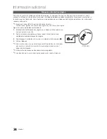 Preview for 34 page of Samsung LN32C530F1F (Spanish) Manual Del Usuario