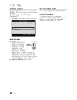 Preview for 22 page of Samsung LN32C530F1F User Manual