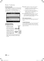 Предварительный просмотр 22 страницы Samsung LN32C550 User Manual