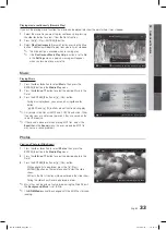 Предварительный просмотр 33 страницы Samsung LN32C550 User Manual