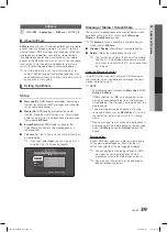 Предварительный просмотр 39 страницы Samsung LN32C550 User Manual