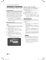 Предварительный просмотр 38 страницы Samsung LN32C550J1FXZA User Manual