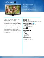 Samsung LN32D450 Brochure предпросмотр