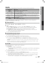 Preview for 37 page of Samsung LN37C550 User Manual
