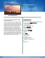 Samsung LN37D550 Brochure preview