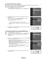 Предварительный просмотр 33 страницы Samsung LN40A540 User Manual