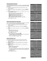 Предварительный просмотр 27 страницы Samsung LN40A600T1F User Manual