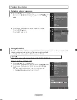 Preview for 54 page of Samsung LN40A750 Manual