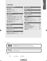 Предварительный просмотр 3 страницы Samsung LN40B500 User Manual