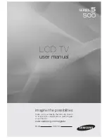 Samsung LN40B500P3FXZA User Manual preview