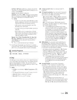 Preview for 21 page of Samsung LN40C500 User Manual