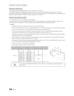 Предварительный просмотр 34 страницы Samsung LN40C530F1F User Manual