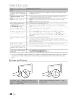 Предварительный просмотр 38 страницы Samsung LN40C530F1F User Manual