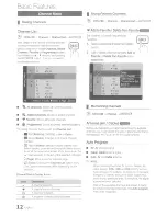 Предварительный просмотр 12 страницы Samsung LN40C550 User Manual