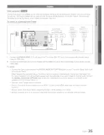 Предварительный просмотр 35 страницы Samsung LN40C550 User Manual