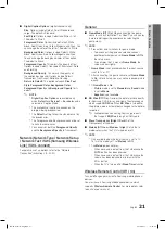 Preview for 21 page of Samsung LN40C560 User Manual