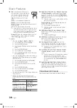 Preview for 16 page of Samsung LN40C610 User Manual