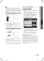 Preview for 27 page of Samsung LN40C610 User Manual