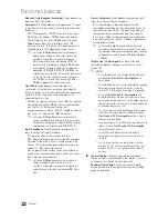 Preview for 22 page of Samsung LN40C670M1F Manual Del Usuario