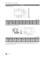 Preview for 58 page of Samsung LN40C670M1F Manual Del Usuario