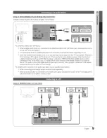 Предварительный просмотр 9 страницы Samsung LN40D610 User Manual