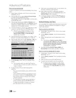 Предварительный просмотр 28 страницы Samsung LN40D610 User Manual