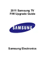 Предварительный просмотр 1 страницы Samsung LN40D610M4F User Manual