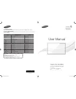 Предварительный просмотр 1 страницы Samsung LN40E550 User Manual