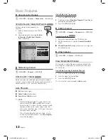 Предварительный просмотр 12 страницы Samsung LN40E550 User Manual