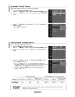 Preview for 34 page of Samsung LN46A500T1FXZA User Manual