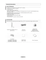 Предварительный просмотр 4 страницы Samsung LN46A630 - 46" LCD TV User Manual