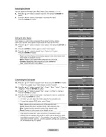 Предварительный просмотр 22 страницы Samsung LN46A630 - 46" LCD TV User Manual