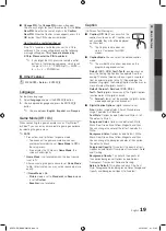 Preview for 19 page of Samsung LN46E550F6F User Manual