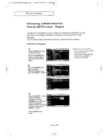 Preview for 61 page of Samsung LNR269D Owner'S Instructions Manual