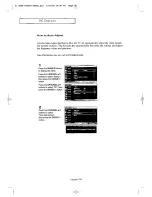 Preview for 76 page of Samsung LNR269D Owner'S Instructions Manual