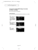 Preview for 116 page of Samsung LNR269D Owner'S Instructions Manual