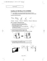 Preview for 121 page of Samsung LNR269D Owner'S Instructions Manual