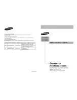 Samsung LNS2641DX - 26" LCD TV Instructions Manual preview
