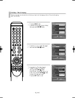 Предварительный просмотр 21 страницы Samsung LNS5797D Owner'S Instructions Manual