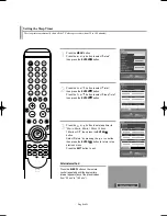 Предварительный просмотр 33 страницы Samsung LNS5797D Owner'S Instructions Manual