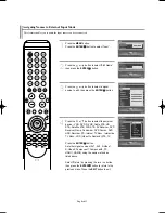 Предварительный просмотр 35 страницы Samsung LNS5797D Owner'S Instructions Manual