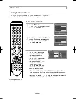 Предварительный просмотр 36 страницы Samsung LNS5797D Owner'S Instructions Manual