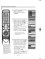 Preview for 132 page of Samsung LNS5797D Owner'S Instructions Manual