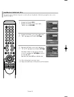 Предварительный просмотр 142 страницы Samsung LNS5797D Owner'S Instructions Manual