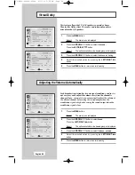 Предварительный просмотр 28 страницы Samsung LS-22A13W Owner'S Instructions Manual