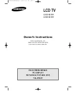 Samsung LS-32A23WX Owner'S Instructions Manual предпросмотр